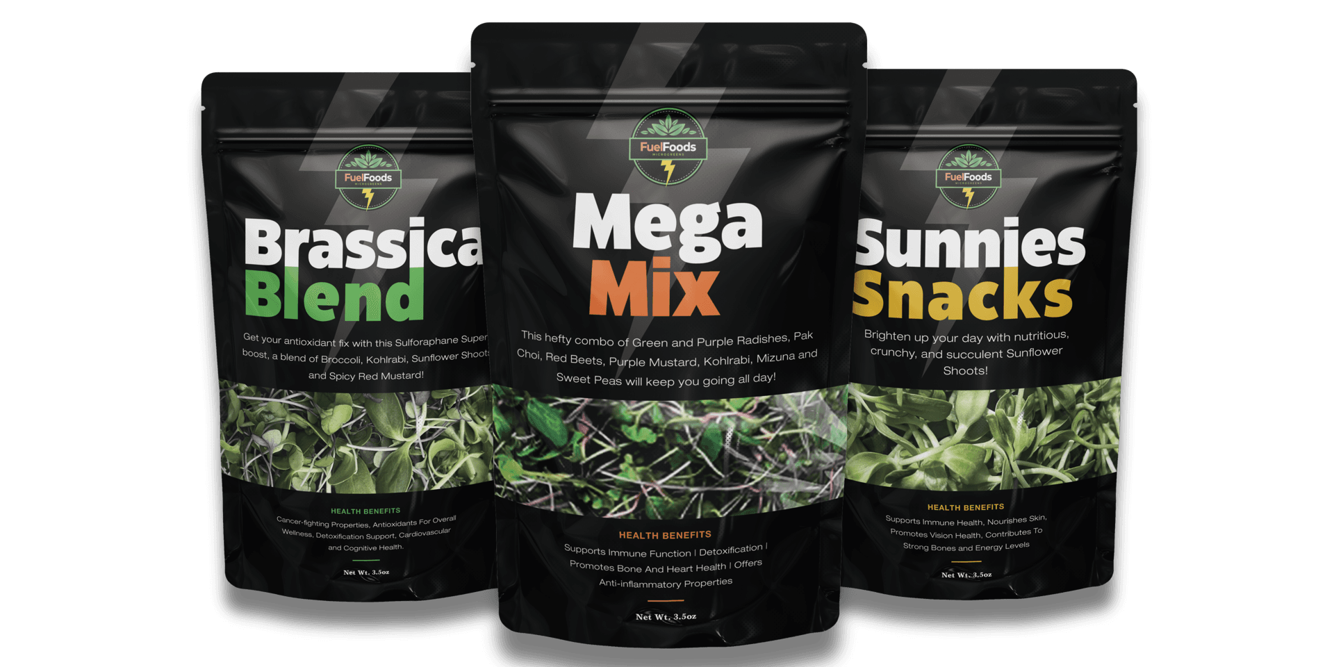 Pro plan with three FuelFoods packs