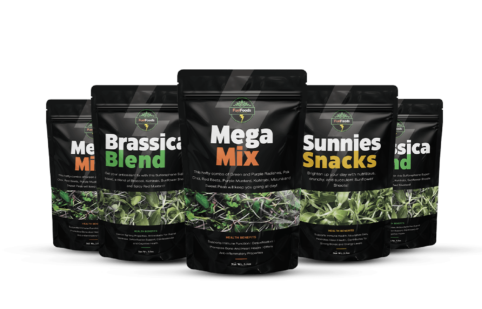FuelFoods preselected blend pouches