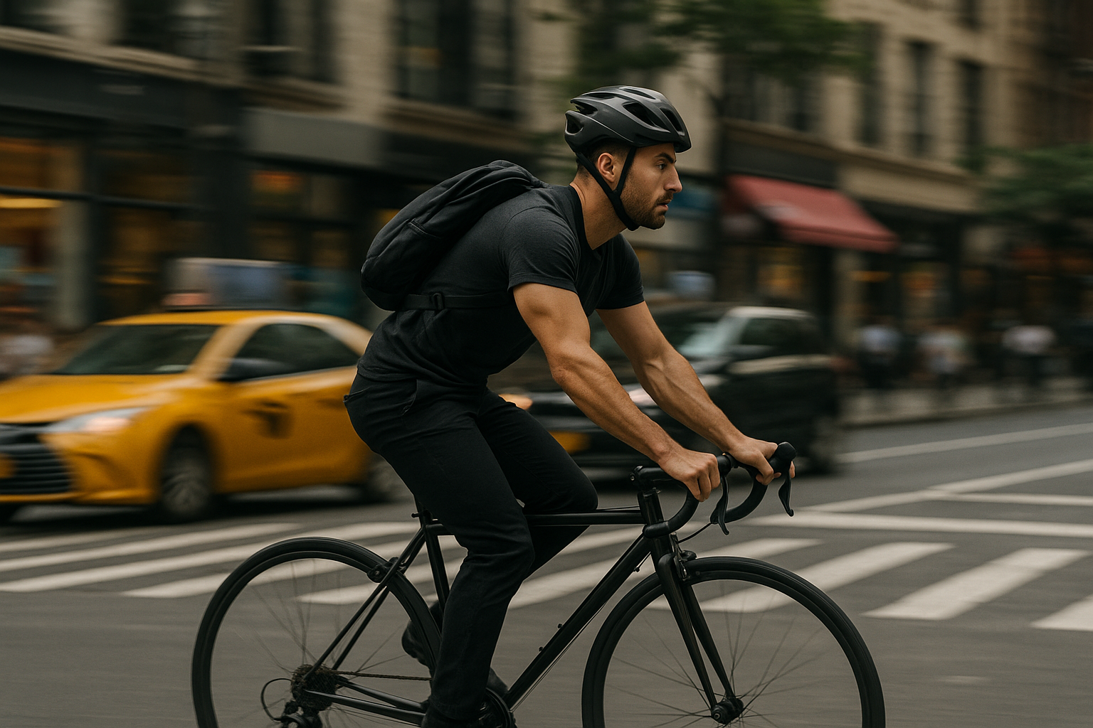Biker fueling performance with microgreens