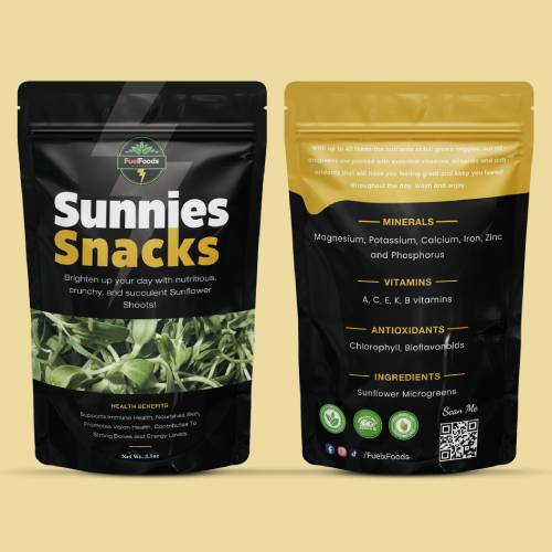 Sunnies Snacks sunflower microgreens